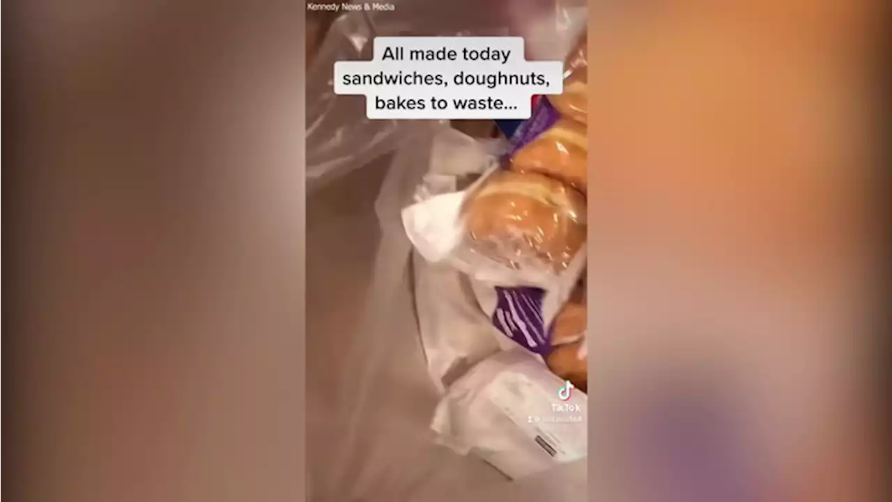 Greggs worker exposes rubbish bags full of 'wasted food'