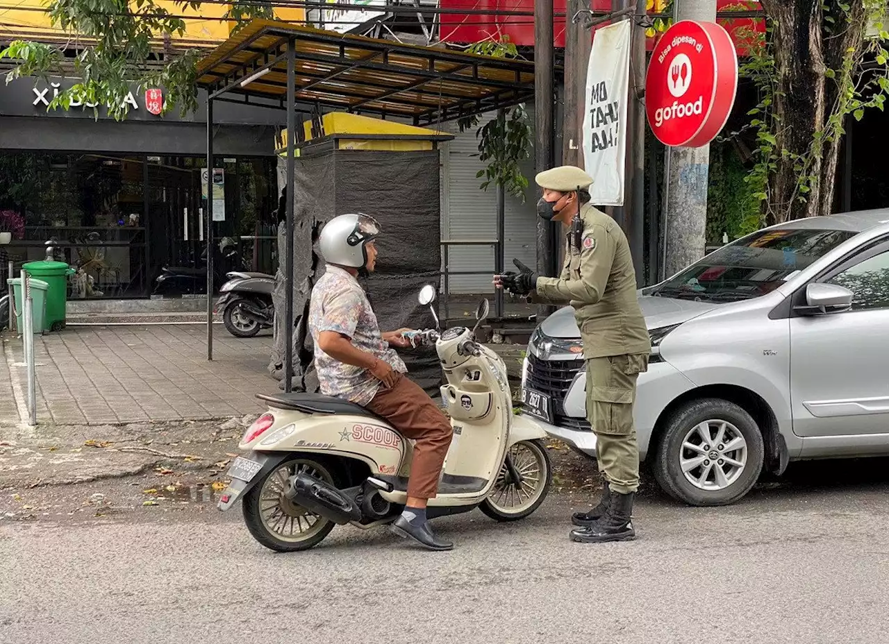 Covid-19 di Bali Naik Lagi, Pol PP Denpasar Gencar Razia Prokes, Hasilnya Lihat Tuh