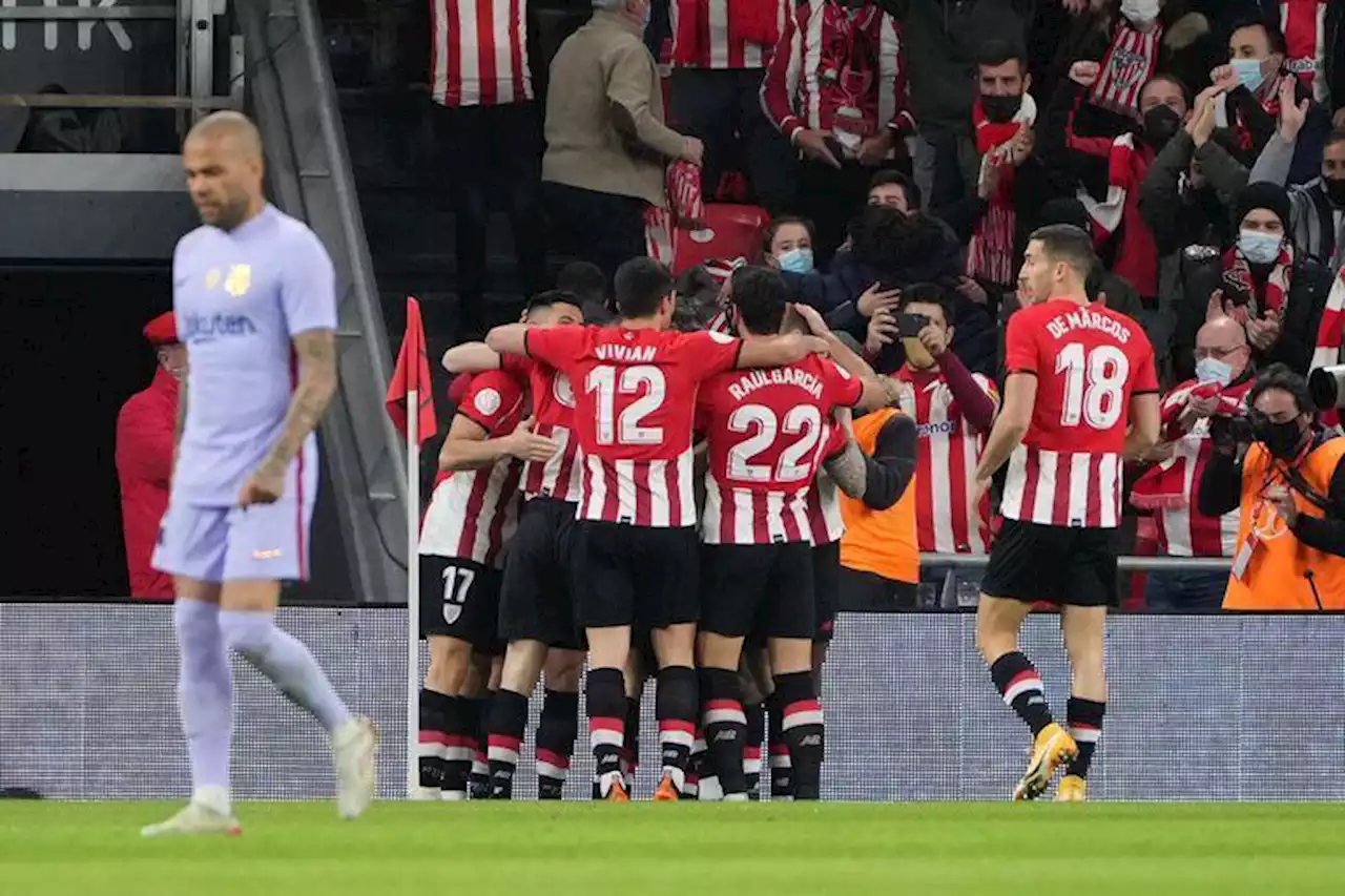 Copa del Rey: Athletic de Bilbao dio el golpe ante Barcelona en el tiempo suplementario y lo eliminó del torneo