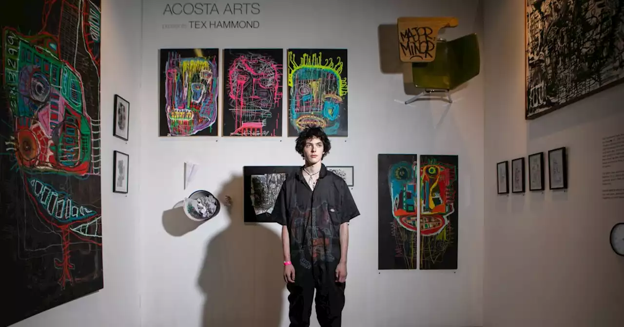 Meet 14-year-old Tex Hammond, the L.A. Art Show's youngest ever exhibitor