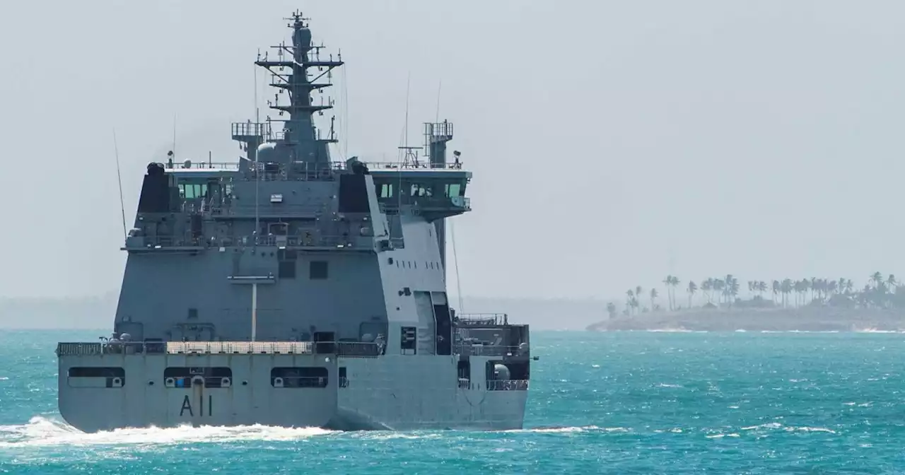 New Zealand ship brings water for Tonga, where supply is tainted by volcanic ash