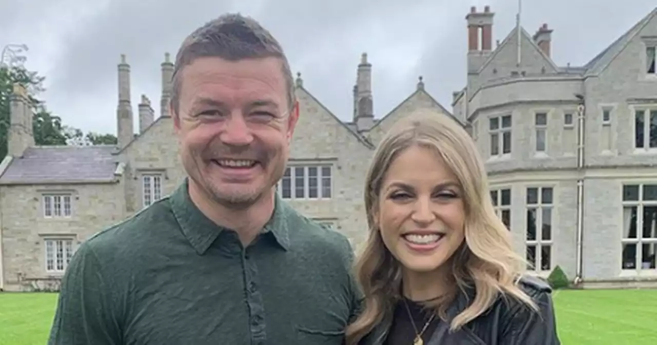 Amy Huberman 'mortifies' Brian O'Driscoll as they celebrate his birthday