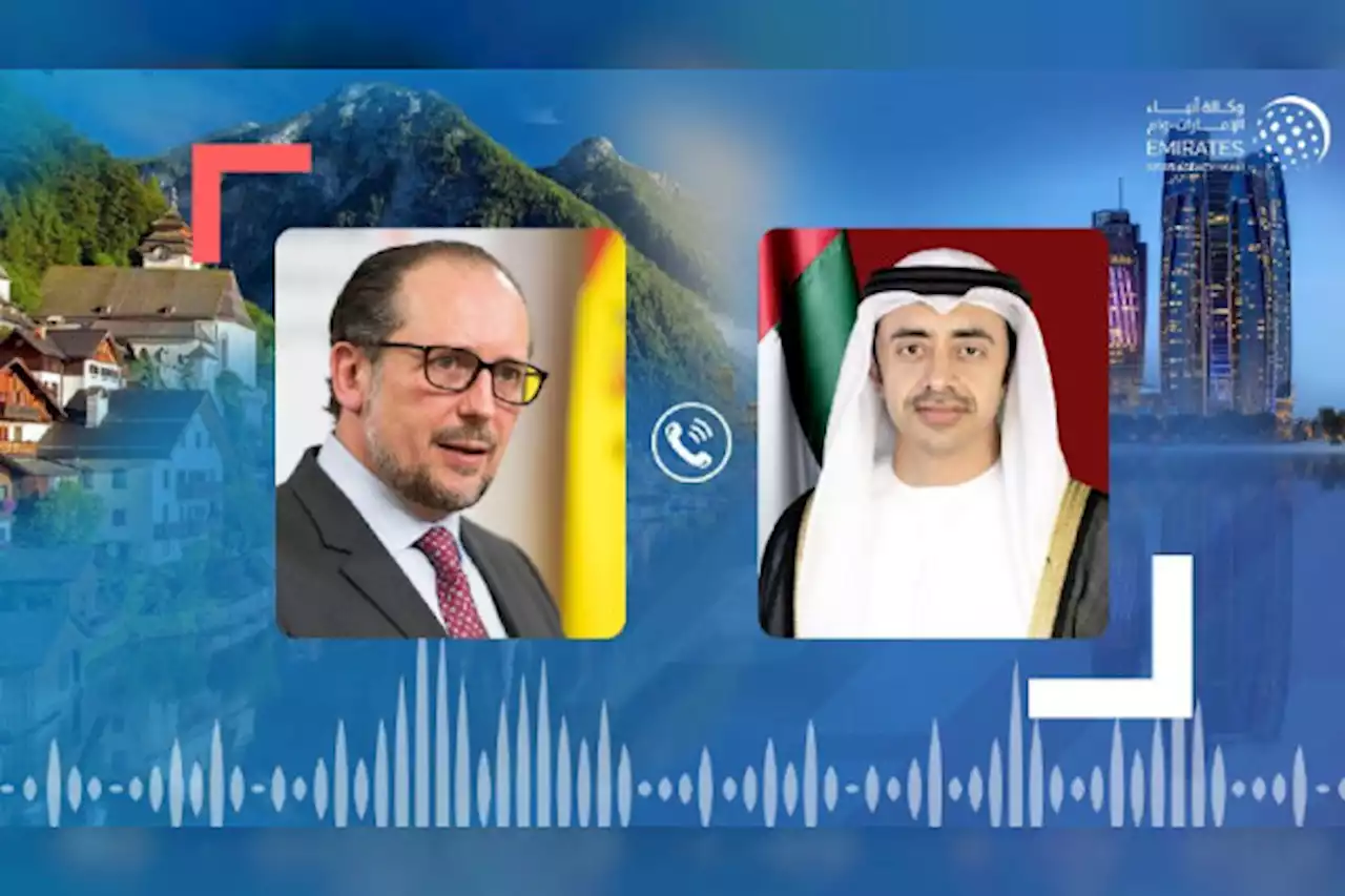 خلال اتصال هاتفي مع عبدالله بن زايد .. وزير خارجية النمسا يدين بشدة الهجوم الإرهابي الحوثي