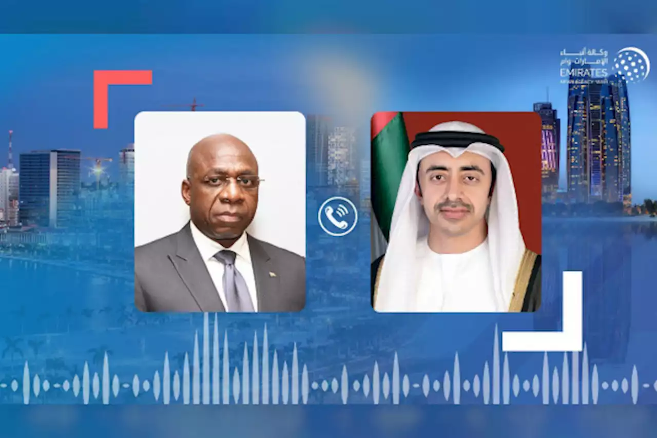 خلال اتصال هاتفي مع عبدالله بن زايد ... وزير خارجية أنجولا يؤكد تضامن بلاده مع الإمارات عقب الهجوم الإرهابي الحوثي