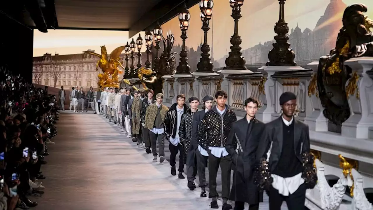 Dior reconstructs Paris in spectacular Fashion Week show