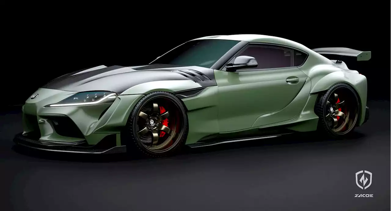 Toyota GR Supra Gets A Menacing Widebody Makeover By Zacoe | Carscoops