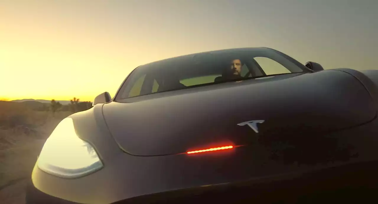 What Do You Think Of This Tesla Model 3 Cosplaying As Knight Rider's K.I.T.T.? | Carscoops