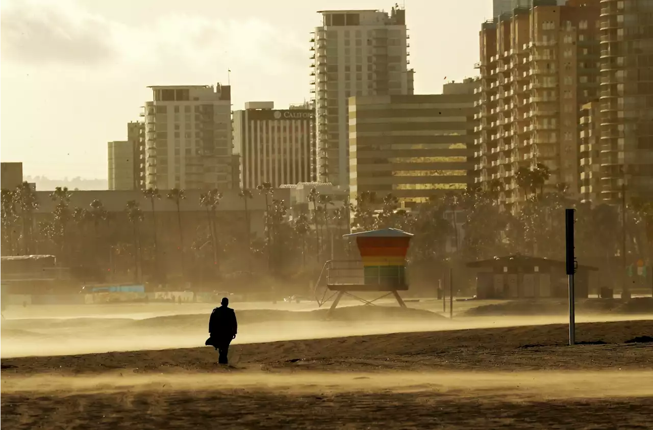 High-Powered Winds Whip Through Southland, Bringing Cold Weather And Dust Advisories