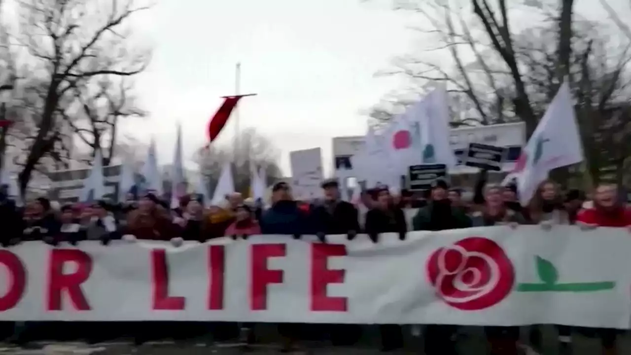 Anti-abortion activists march in Washington, hoping it's the last time under Roe v. Wade