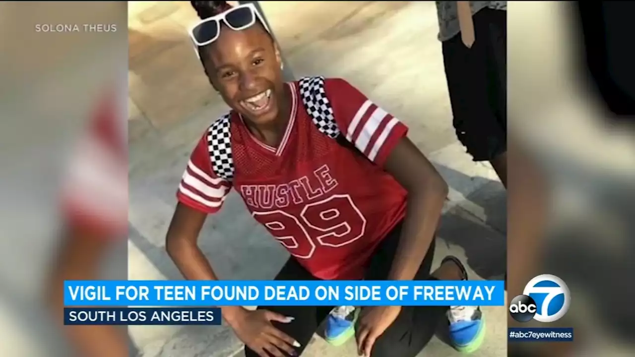 Family, activists call for reward after 16-year-old girl found dead on side of freeway in South LA