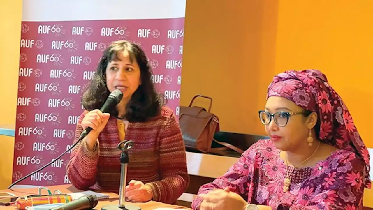 كلارا دوبون ودجايلي أمادو على مائدة جائزة «غونكور»
