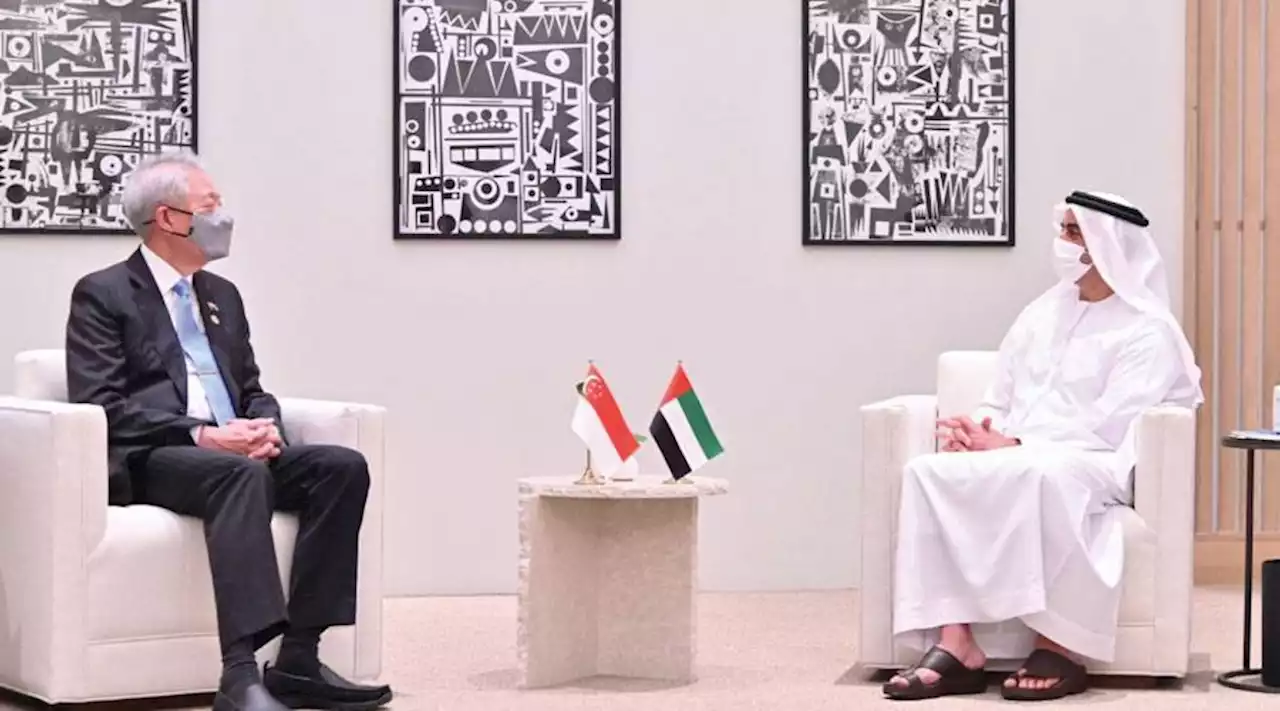 سيف بن زايد يلتقي كبير الوزراء والوزير المنسق للأمن القومي السنغافوري | صحيفة الخليج