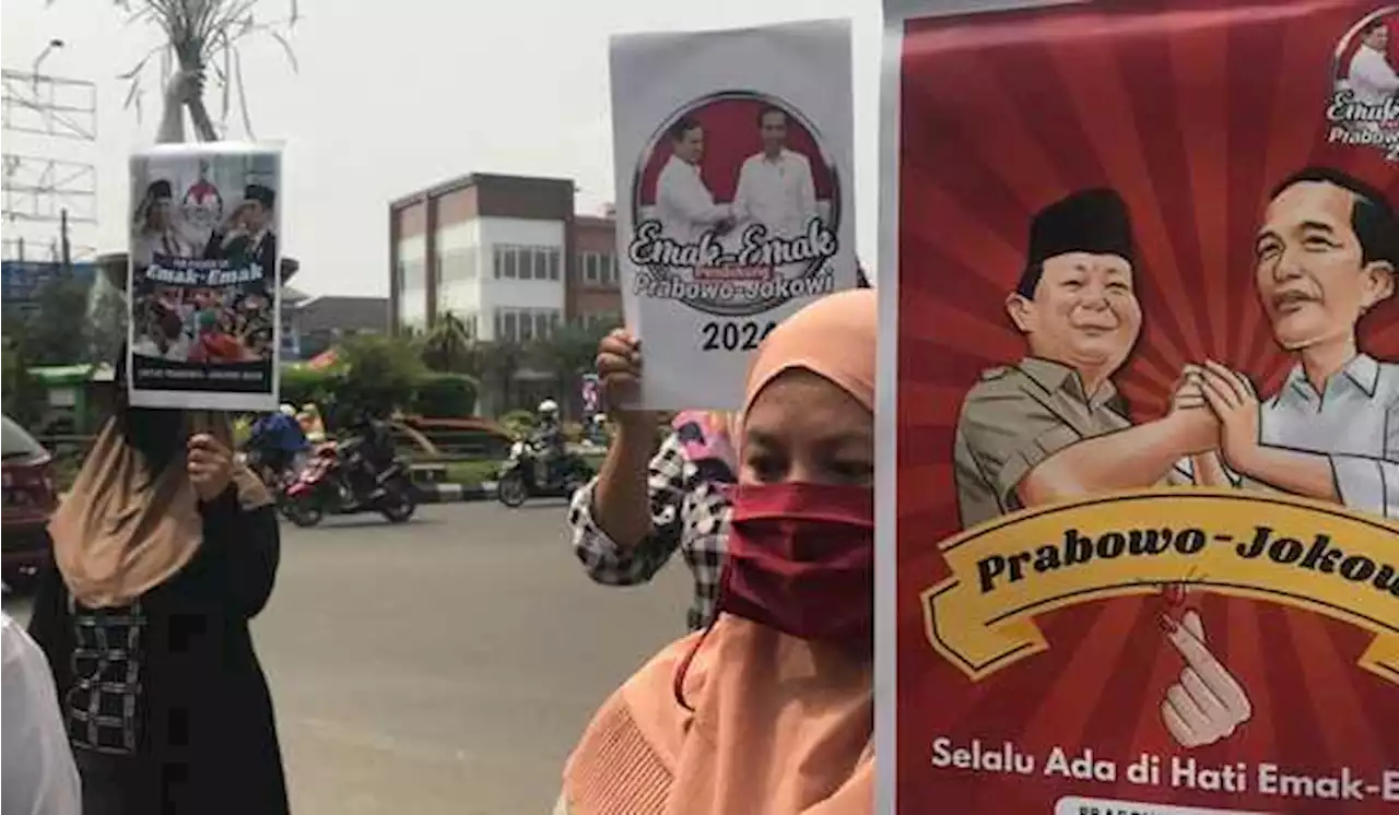 Emak-emak Karawang Dukung Prabowo-Jokowi Maju Pilpres 2024