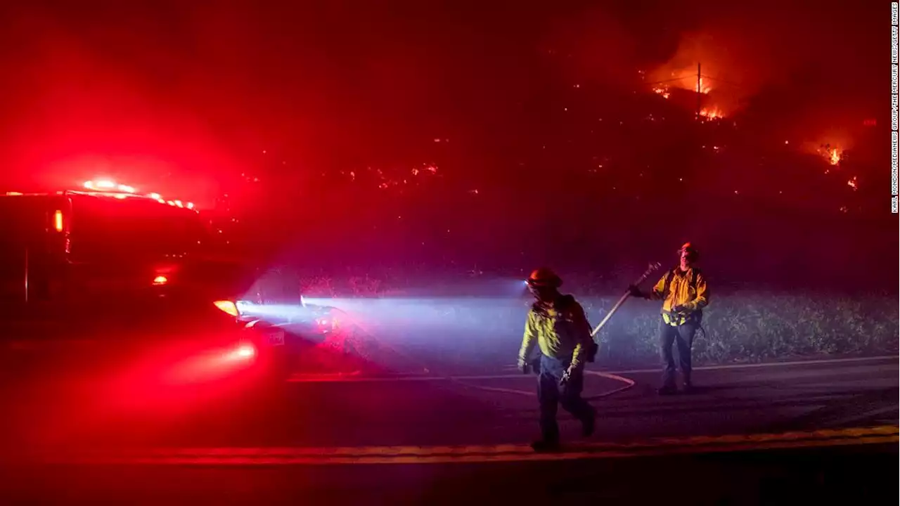 Part of California's iconic Highway 1 remains closed as crews make progress on wildfire