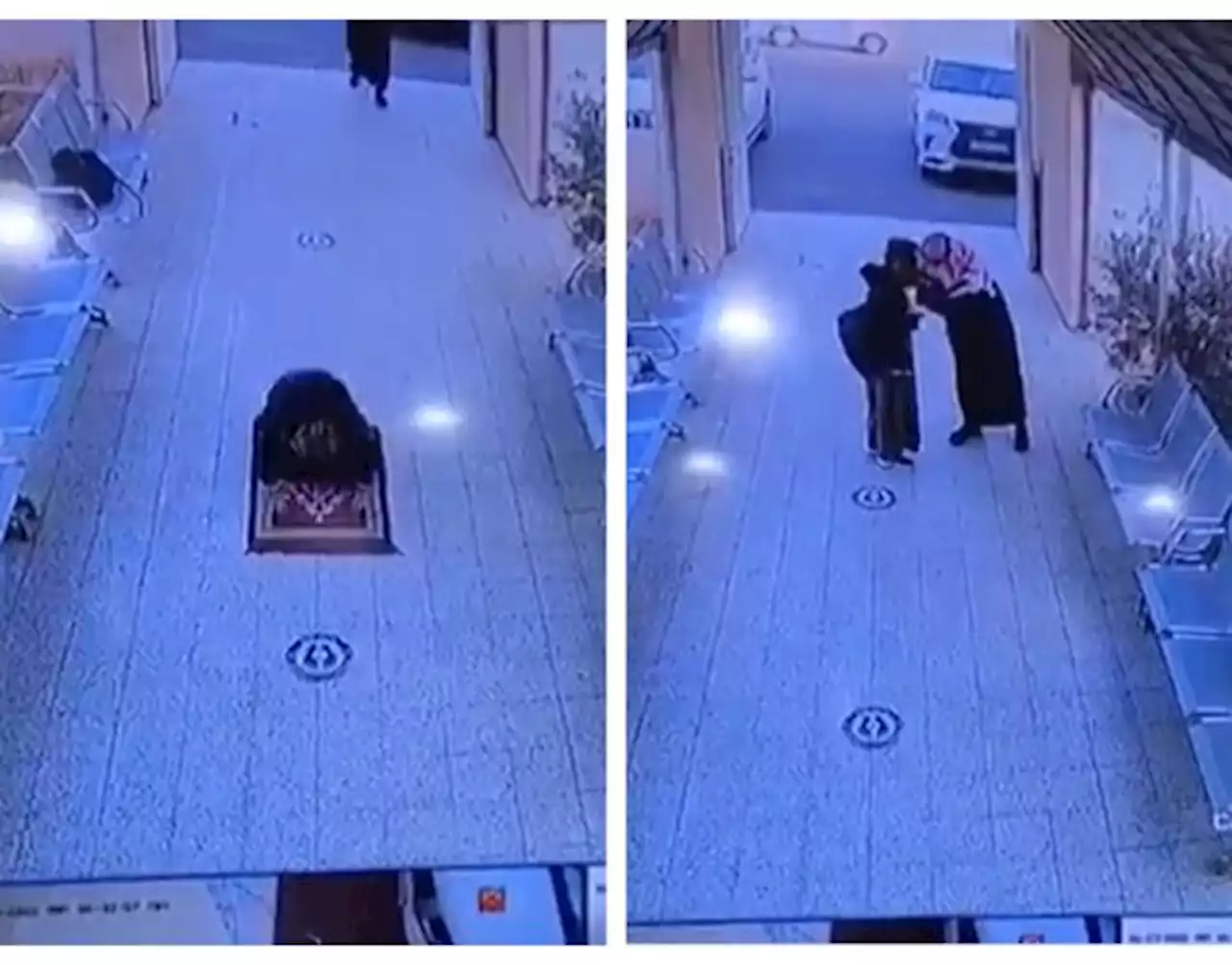 شاهد.. تلميذ سعودي يدخل المدرسة في أول يوم حضوري.. وردة فعل المعلم (فيديو)
