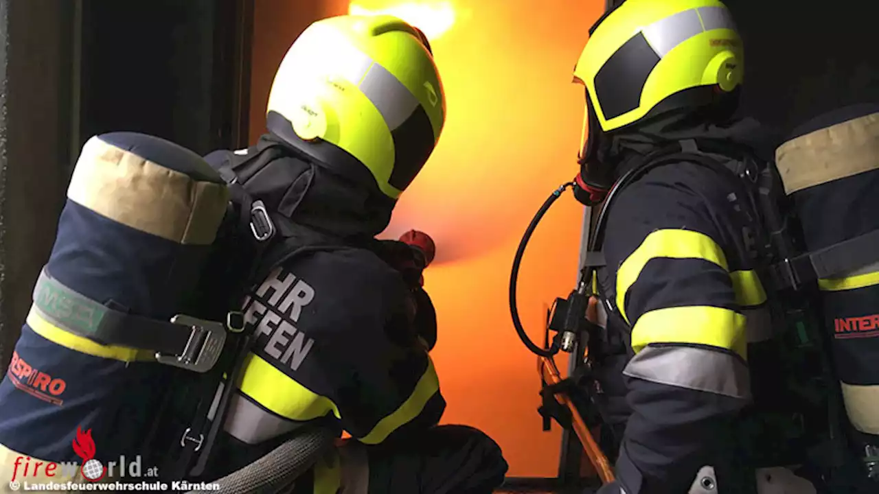 Ktn: Feuerwehr „trotzt' der Pandemie: jedes dritte aktive Feuerwehrmitglied an der Landesfeuerwehrschule