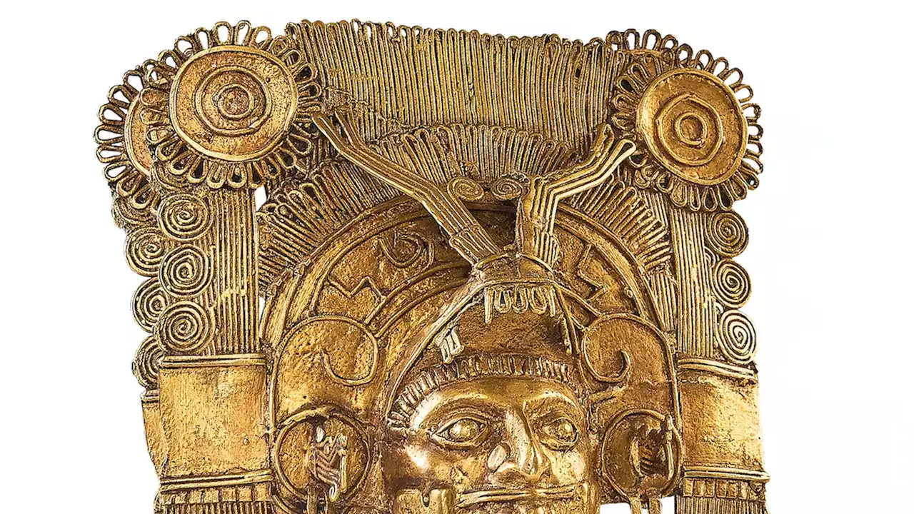 Who wore the golden pectoral of Monte Albán?