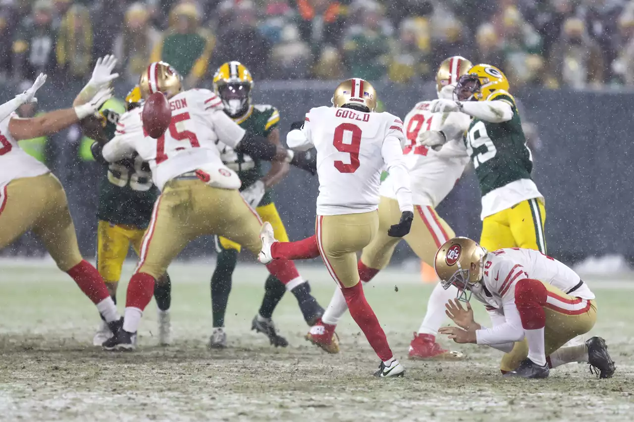 49ers stun Packers thanks to Robbie Gould’s game-ending field goal