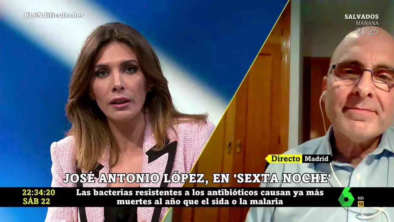 José Antonio López alerta de la hiper-resistencia de las bacterias: 'Morir por infecciones que tienen antibióticos efectivos podría hacerse realidad'