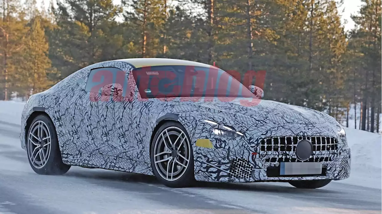 Next-gen Mercedes-AMG GT Coupe spied for the first time