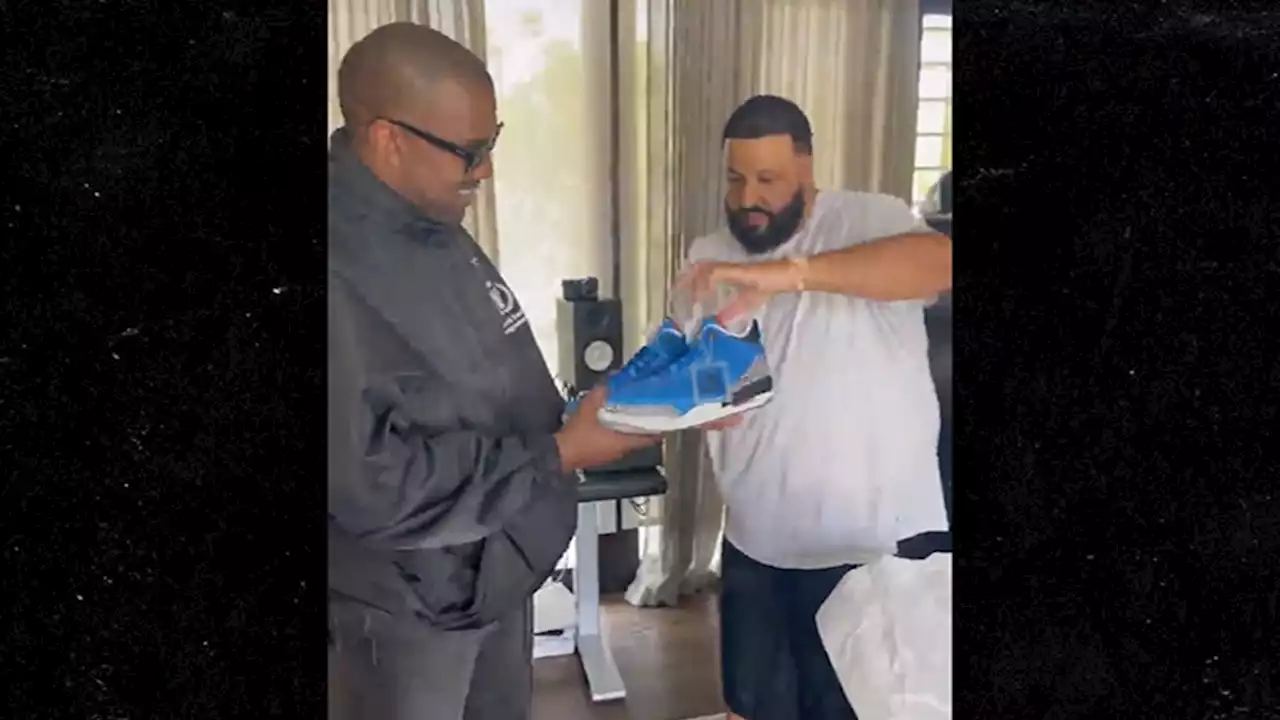 Kanye West Gifted Rare Pair of Jordan Shoes During DJ Khaled Session