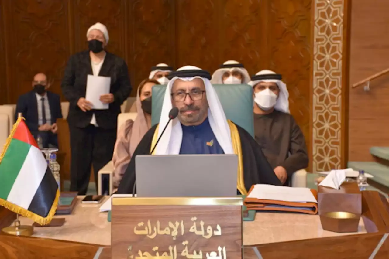 ‎المرر يترأس وفد الإمارات في اجتماع الدورة غير العادية لمجلس الجامعة العربية لمناقشة الهجمات الحوثية الغاشمة على أبوظبي