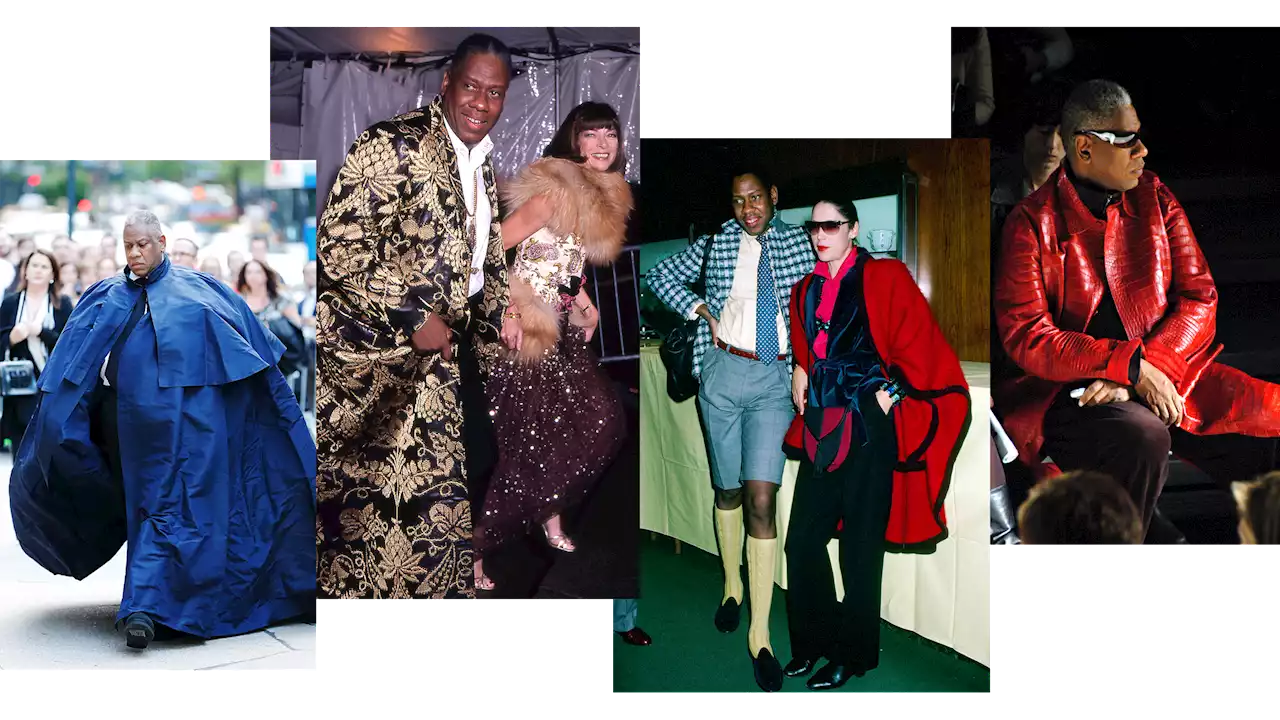 André Leon Talley in the Front Row, at the Met Gala, and on the Scene