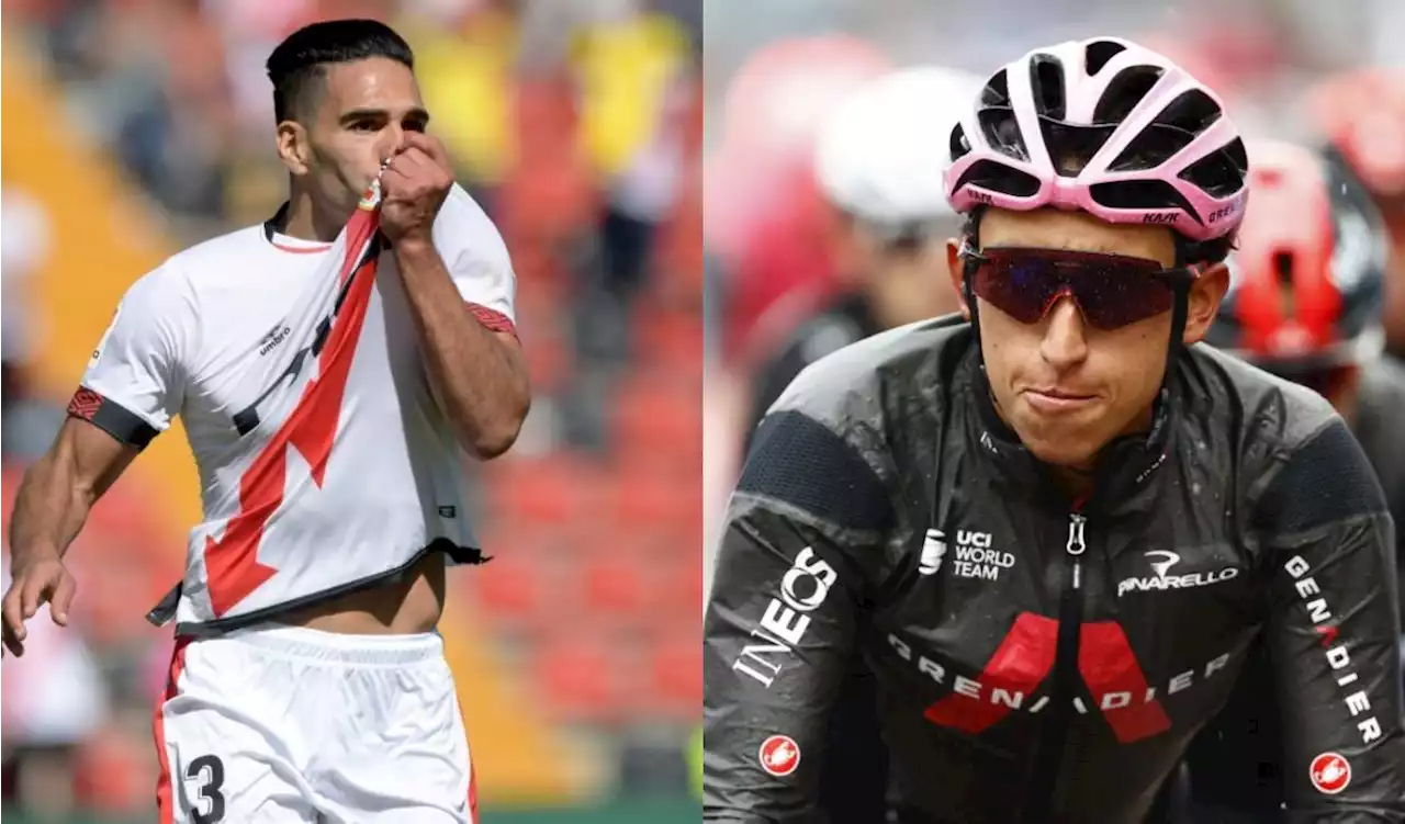 'Toda Colombia está contigo': Falcao envía mensaje de apoyo a Egan Bernal