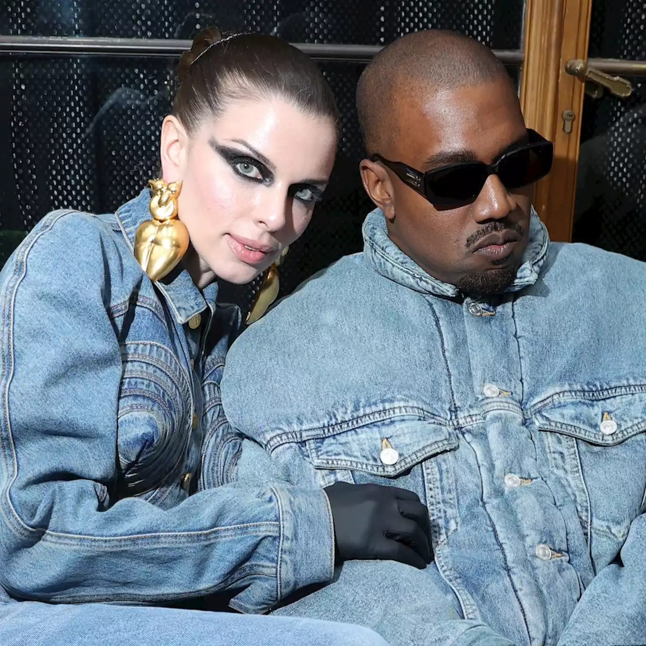 Kanye 'Ye' West and Julia Fox Are a Match Made in Denim In New Photos - E! Online