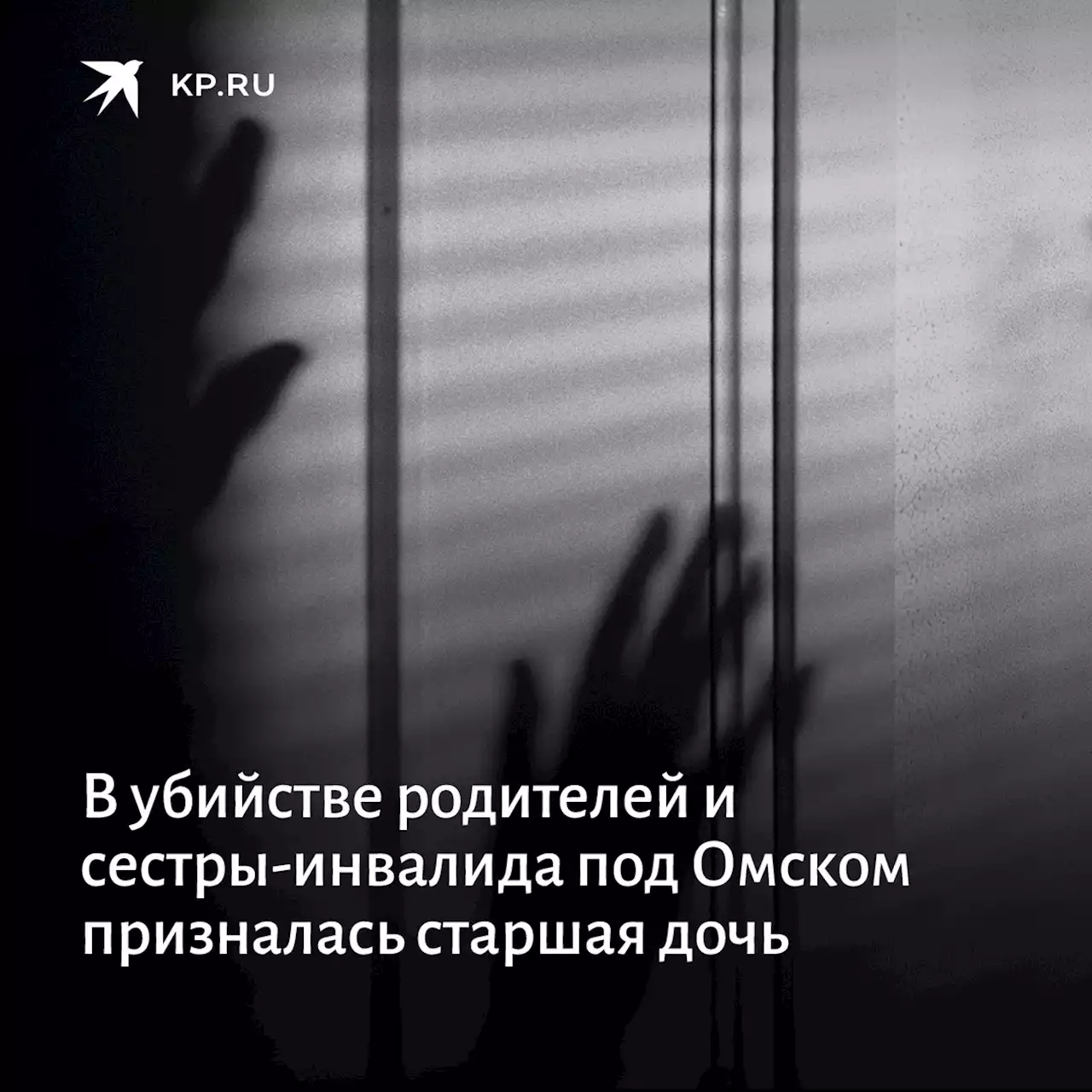 В убийстве родителей и сестры-инвалида под Омском призналась старшая дочь