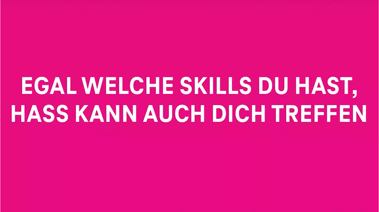 Mit dieser Aktion zeigt die Telekom die Folgen von Hass im Netz