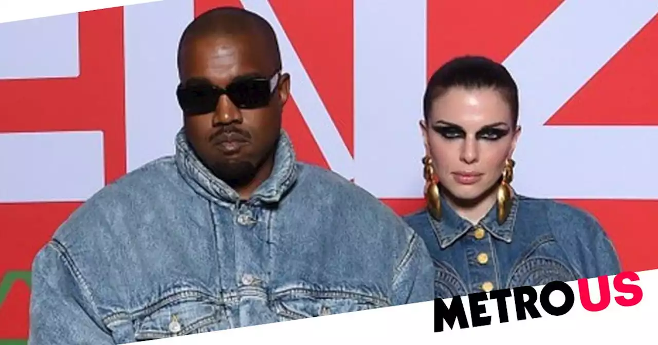 Kanye West and Julia Fox match in double denim at Paris Fashion Week