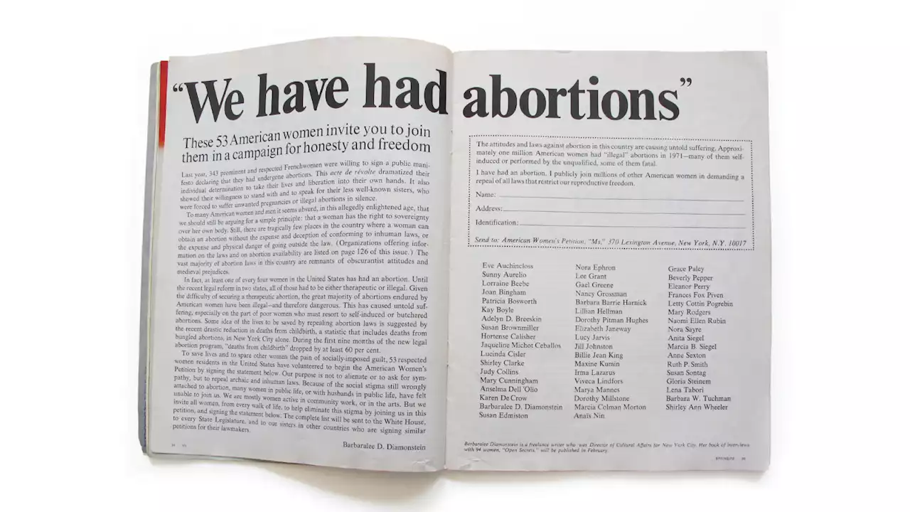 “We Have Had Abortions” Petition Relaunches 50 Years Later—With Support From Original Signatories