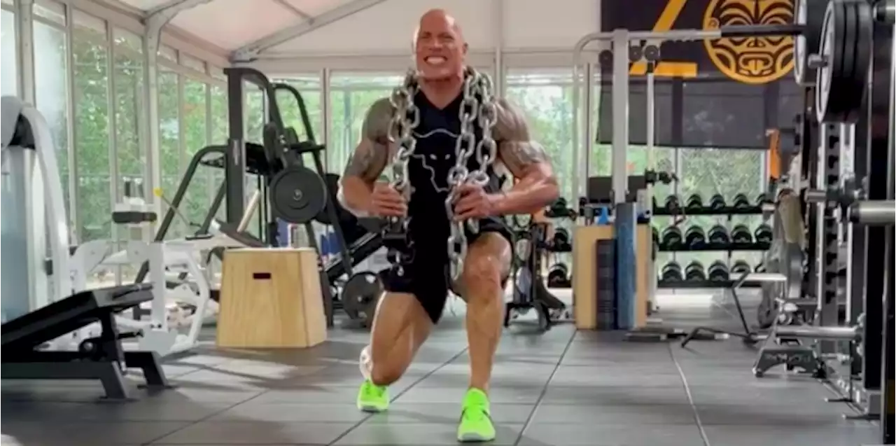 Dwayne 'The Rock' Johnson Just Shared a Look at His ‘Walk of Hell’ Workout