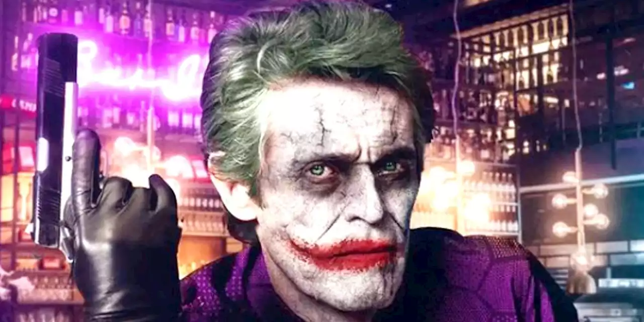 Willem Dafoe as Joker Art Proves He's a Perfect Clown Prince of Crime