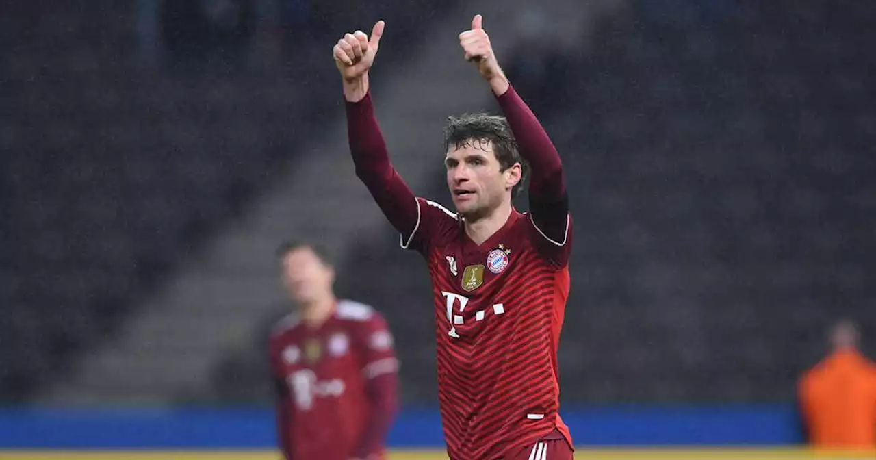 FC Bayern: Thomas Müller witzelt nach Sieg gegen Hertha BSC: 'Fast schon Satire'