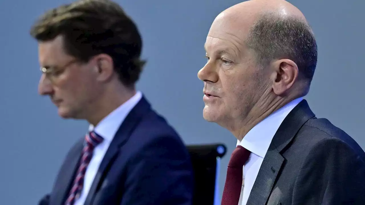 Scholz nach Ministerpräsidentenrunde: 'Kurs halten', Impfquote und PCR-Test-Kapazitäten erhöhen