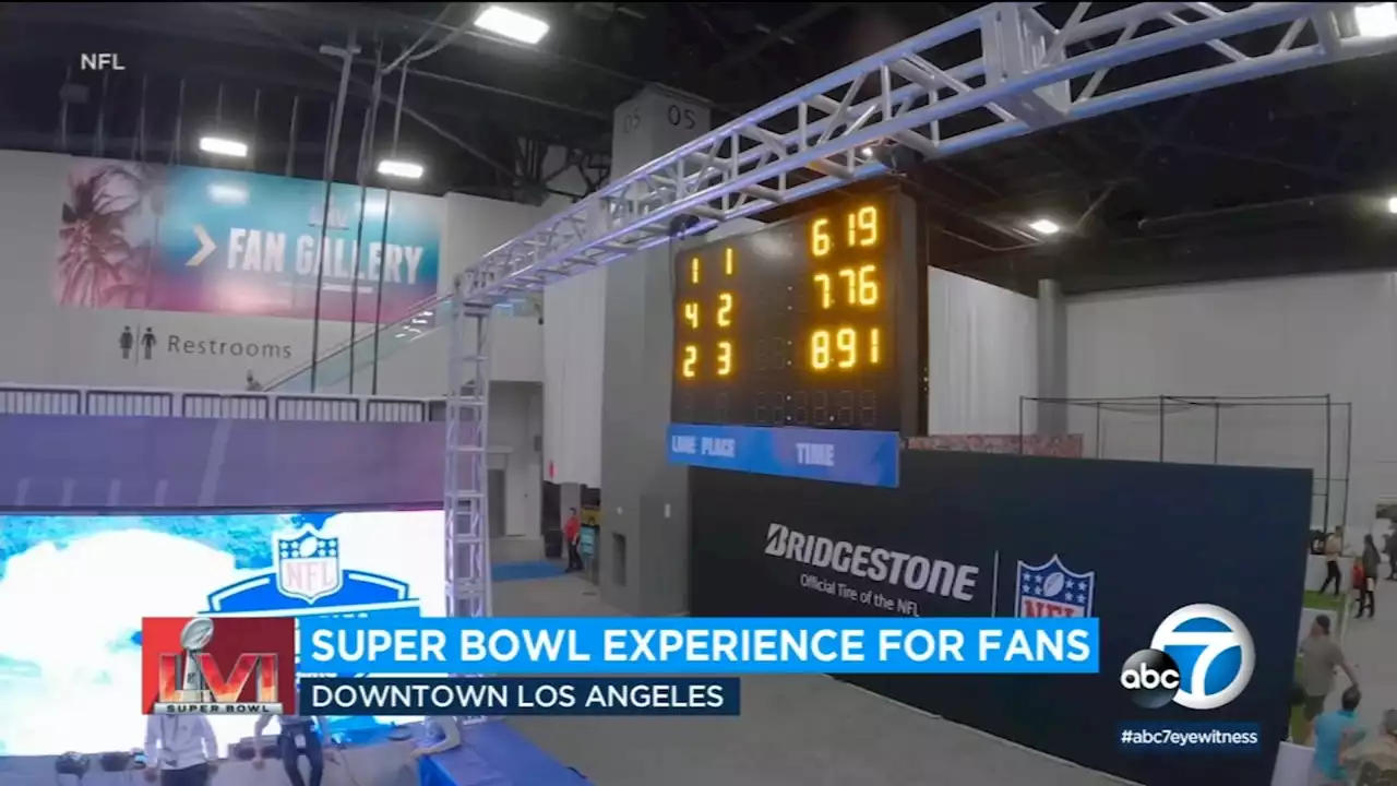 Super Bowl Experience at LA Convention Center jam packed with games for fans of all ages