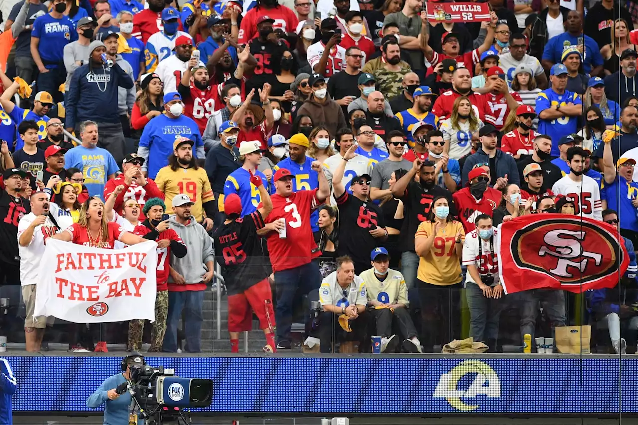 Rams-49ers Fans Battle For Tickets To NFC Title Game