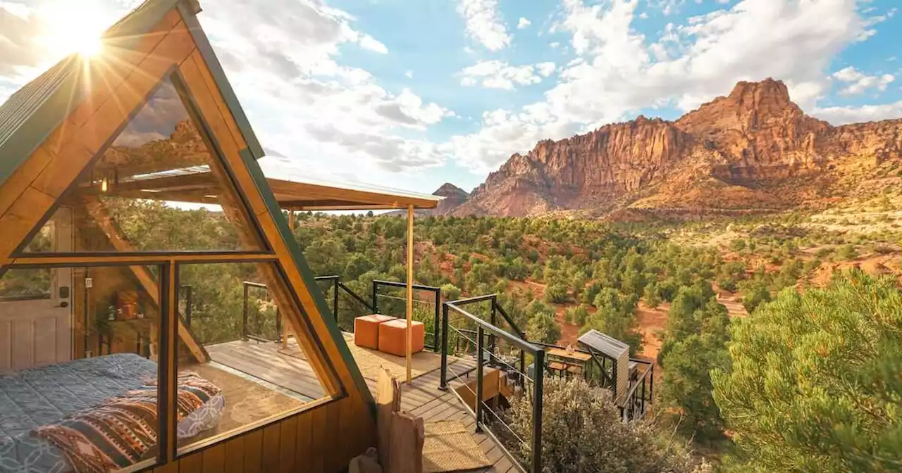 Zion cabin most-liked Airbnb home on Instagram