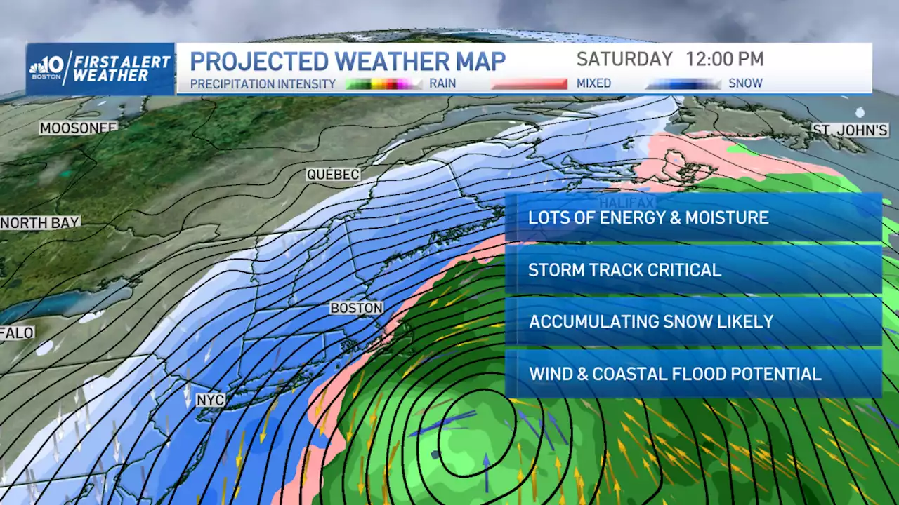 Temps Drop Ahead of Weekend Nor'easter With Blizzard Potential