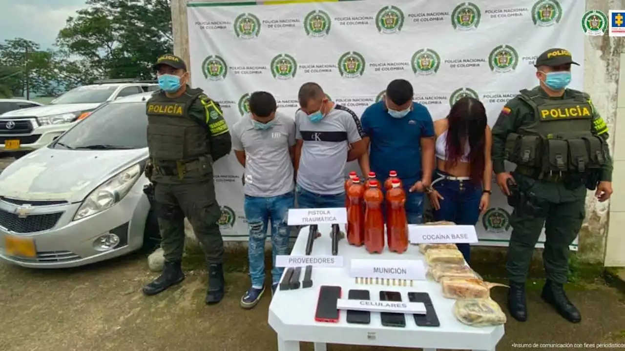 Capturan cuatro personas que transportaban cocaína dentro de tanque de gasolina