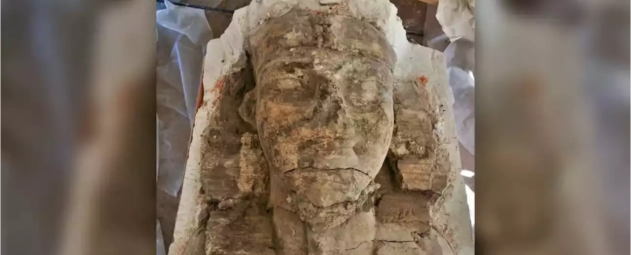 Two Colossal Sphinx Statues Discovered Inside Ancient Egyptian Temple