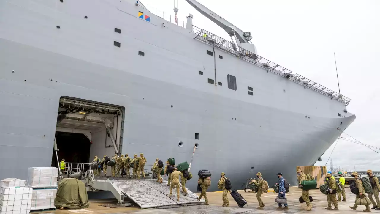 COVID-19 outbreak on board Australian aid ship heading to Tonga