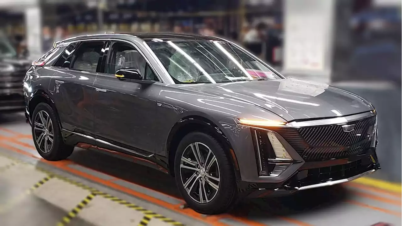 Cadillac Lyriq first pre-production car rolls off the line