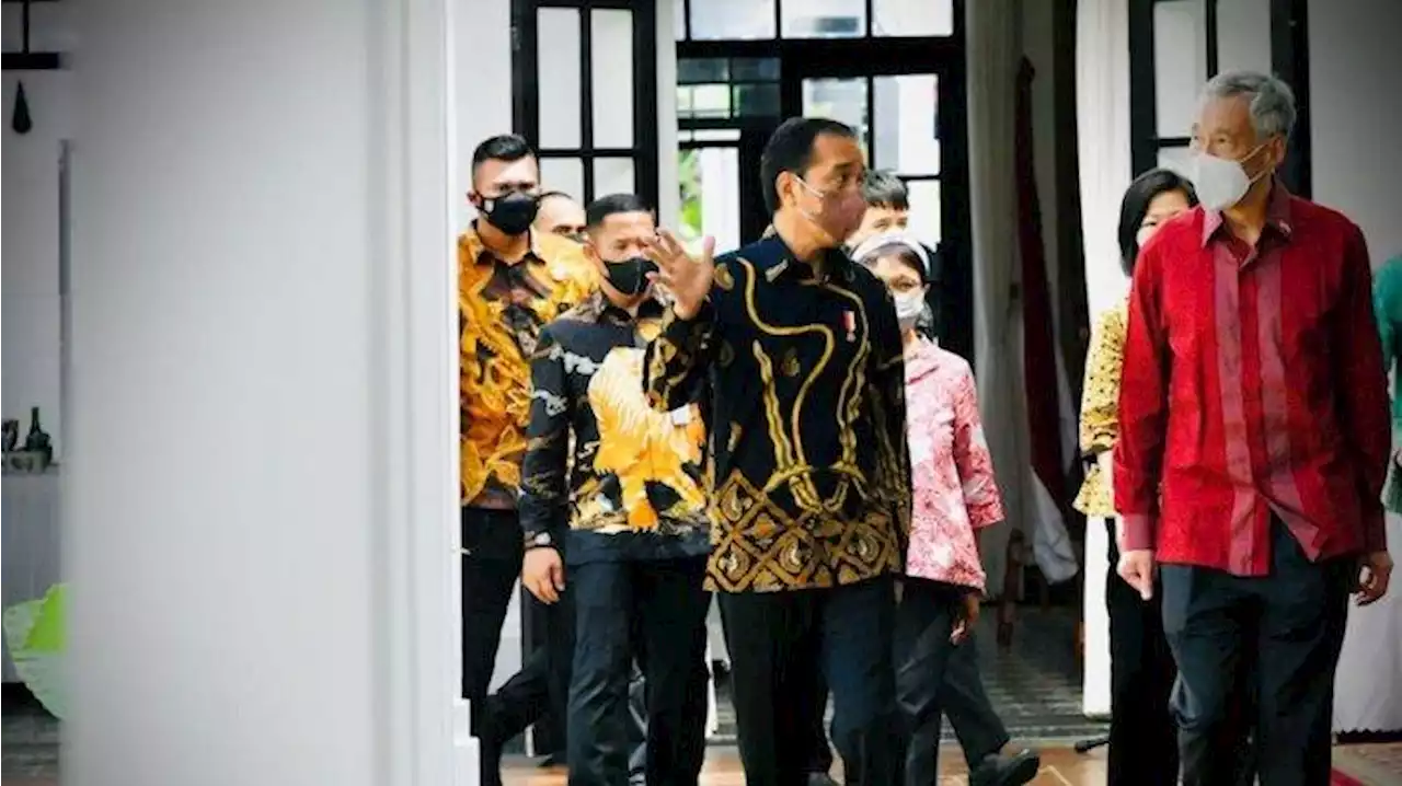 Presiden Jokowi Bahas Situasi Myanmar Saat Bertemu PM Singapura di Bintan - Tribunnews.com