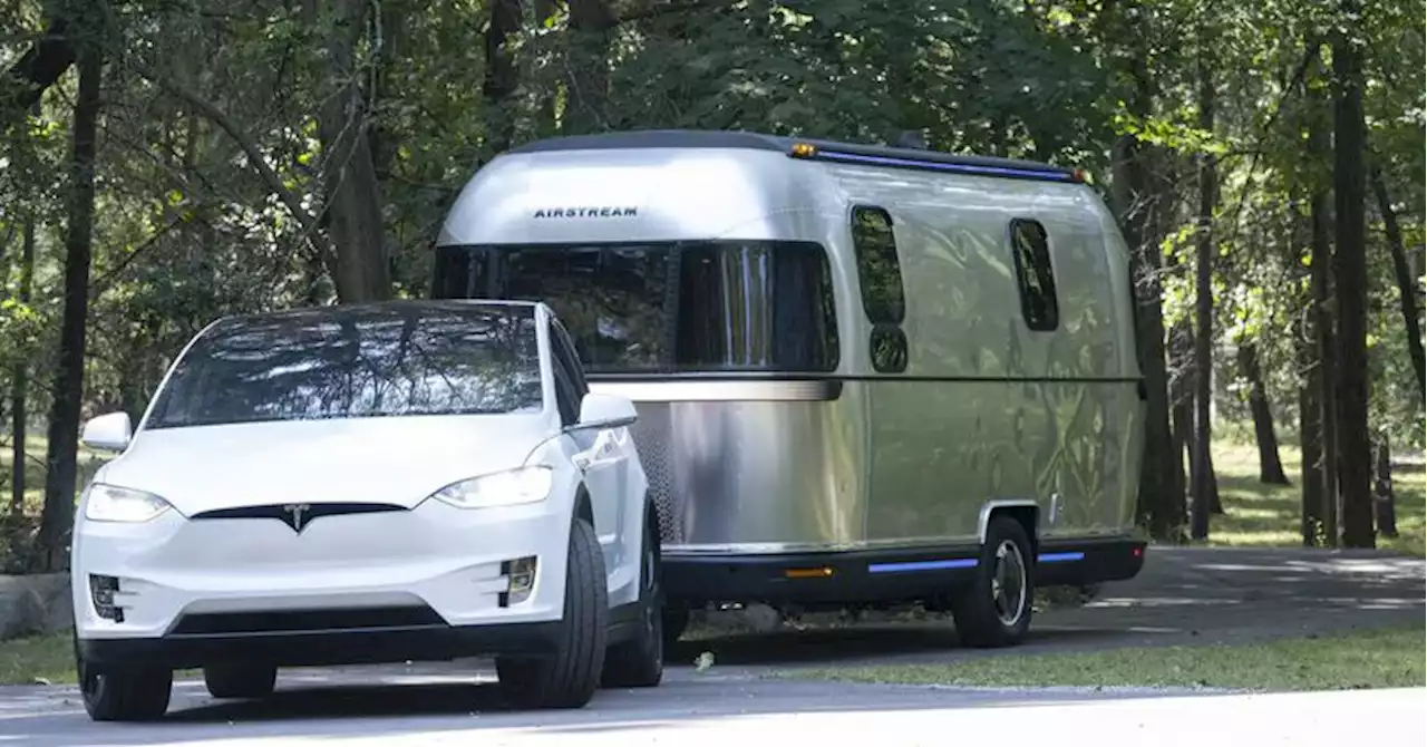 The iconic silver bullet Airstream camping trailer has returned as a remote-controlled EV