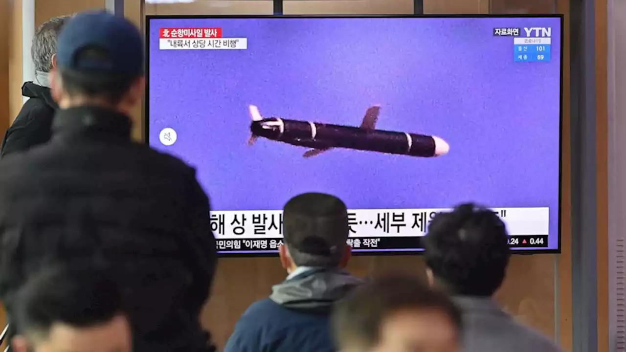 North Korea fires pair of projectiles presumed to be cruise missiles in 5th test this year