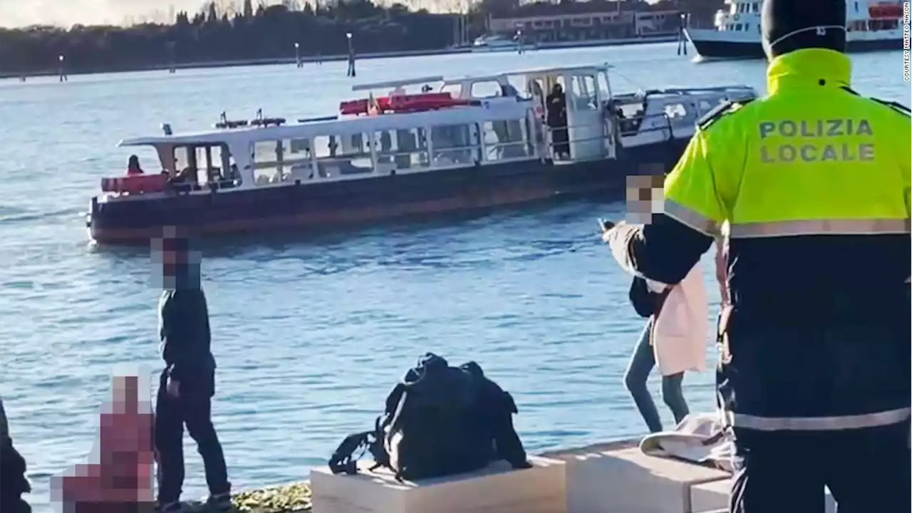 Tourist thrown out of Venice for sunbathing topless on war memorial