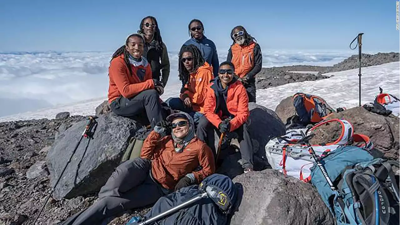 The all-Black group preparing to climb Mount Everest